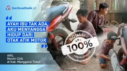 Aril Si Montir Cilik, Tetap Tegar Nafkahi Diri Sebab Ditinggal Orangtua