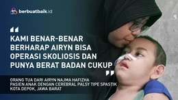Awalnya Meningitis TB, Kini Airyn Terdiagnosa Cerebral Palsy hingga Perlu Penanganan Seumur Hidup