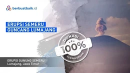 Bahu Membahu Bantu Korban Tanggap Darurat Erupsi Semeru