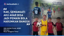 Bantu Anak-anak Pelosok NTT Jemput Mimpi Jadi Pemain Sepak Bola