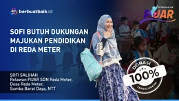 Bantu Sofi Majukan Pendidikan dan Kebersihan di Reda Meter Sumba