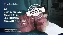 Bocah Ini Selalu Murung dan Dikucilkan Sebab Berkelamin Ganda