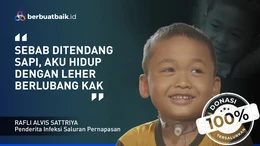 Ditendang Sapi, Leher Rafli Bolong dan Infeksi Saluran Pernapasan