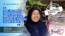 Ditinggalkan Suami, Tertatih Mama Ana Berjualan Kue untuk Hidupi Diri