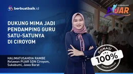 Dukung Mima Jadi Pendamping Guru Satu-satunya di Ciroyom