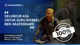 Guru Difabel Butuh Skateboard Sebab Hilang Dicuri Maling