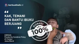 Hidup Gibran Tak Berdaya, Derita Celebral Palsy Tanpa Ayah dan Ibu Penjual Odeng