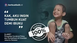 Ibu Buruh Cuci Hidupi Anak Cerebral Palsy dan Kelainan Jantung Seorang Diri