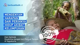 Jatuh dari Pohon, Pak Paekan Terbaring Lemah Ditemani Istri Penjual Tampah
