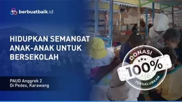 Kurang Air Bersih sampai Bangunan Tak Layak, Ini Kisah Anak-anak Petani di Paud Anggrek