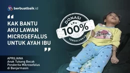 Lemah Tak Berdaya Hidup Anak Tukang Becak Alami Mikrosefalus