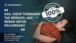 Miris Nasib Mantan Pekerja Migran Lumpuh Total dan Ayah Hidup dengan Jalan Merangkak