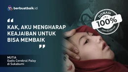 Mutia, Gadis Penderita Cerebal Palsy yang Bergantung dari Ayah Penjahit
