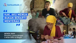 Nestapa Nenek Penjahit Baju Urus 3 Anak ODGJ Seorang Diri