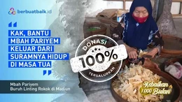 Pariyem, Nenek Buruh Linting Rokok yang Hidup Sebatang Kara