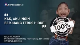 Perjuangan Anak Tukang Bakso Lawan Cerebral Palsy, Microcephaly, dan Epilepsi
