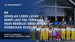 Perjuangan untuk Pendidikan Usia Dini, meski Bangunan dan Fasilitas Seadanya