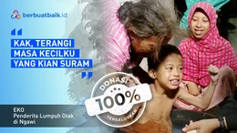 Pernah Diikat karena Sering Berguling ke Jalan, Anak Lumpuh Otak Ini Tengah Berjuang Sembuh