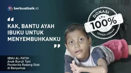 Radang Otak, Anak Petani Tak Bisa Bicara dan Berjalan Hingga 10 Tahun