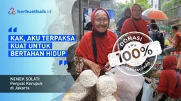 Renta Tak Putus Usaha, Nenek Solati Berjuang Hidup dari Kerupuk
