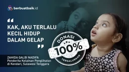 Secercah Sinar Hidup untuk Mata Si Kecil Zahida
