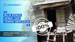 Sedihnya Mak Unah Tinggal di Rumah Reyot Menyatu dengan Kandang Ayam