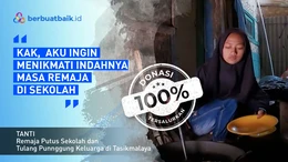 Tanpa Orangtua, Tanti Berjuang Banting Tulang Urus Nenek Stroke dan Adik