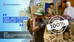 Terpaksa Putus Sekolah, Sani Bantu Ortu Jadi Kuli Angkut Batu