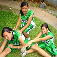 Day 2, Gank Basket Putri SMUN 34 Latihan Serius Sebelum Tanding