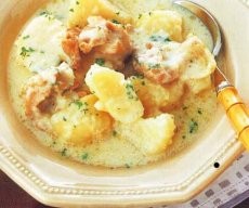 Sup Kentang Daging Asap