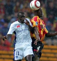 Lens Menang Telak 7-0