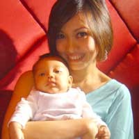 Nola AB Three Bawa Bayi Sampai ke Tarakan