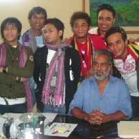 Ariel Bertemu Xanana Gusmao