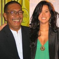Antara Deddy Mizwar & Marcella Zalianty 