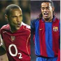 Ronaldinho Senang Jika Henry Gabung Barca