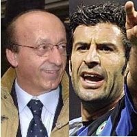 Figo vs Moggi di Pengadilan