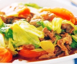 Lettuce Tumis Daging
