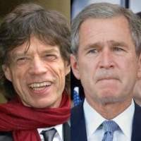 Mick Jagger - George Bush Rebutan Kamar