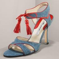 Sepatu Denim In Action