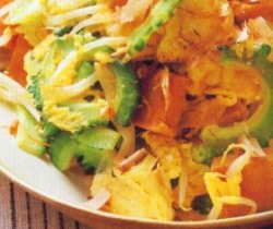 Selada Pare Daging Asap