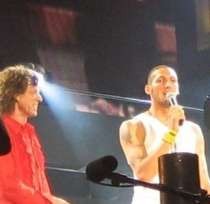 Materazzi Tampil di Konser Rolling Stones 