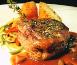 FOUR PEPPERCORN CRUSTED BEEF