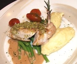 PISTACHIO AND HERB CRUSTED CHICKEN BREAST