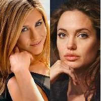 Brad Pitt, Jolie, Aniston Seranjang Bertiga