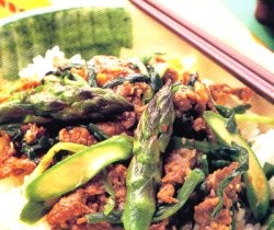 Beef Bowl Asparagus