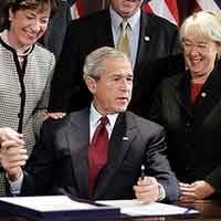 Tandatangan Bush Cegah Nuklir dan Judi Online 