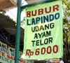 Bubur Ayam Lapindo Rp 6.000