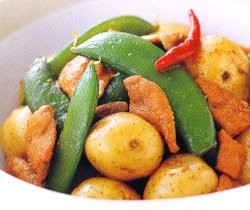 Tumis Kapri Manis & Tongkol Asap 