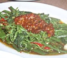 Gurami Bakar Plus Pucuk Labu Belachan: Nyosss!