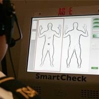 Pemindai Keamanan Menembus Lekuk tubuh